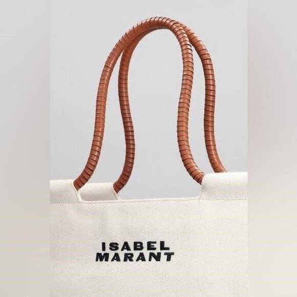 New Authentic New Authentic ISABEL MARANT Toledo Canvas Tote Bag - Picture 9 of 12